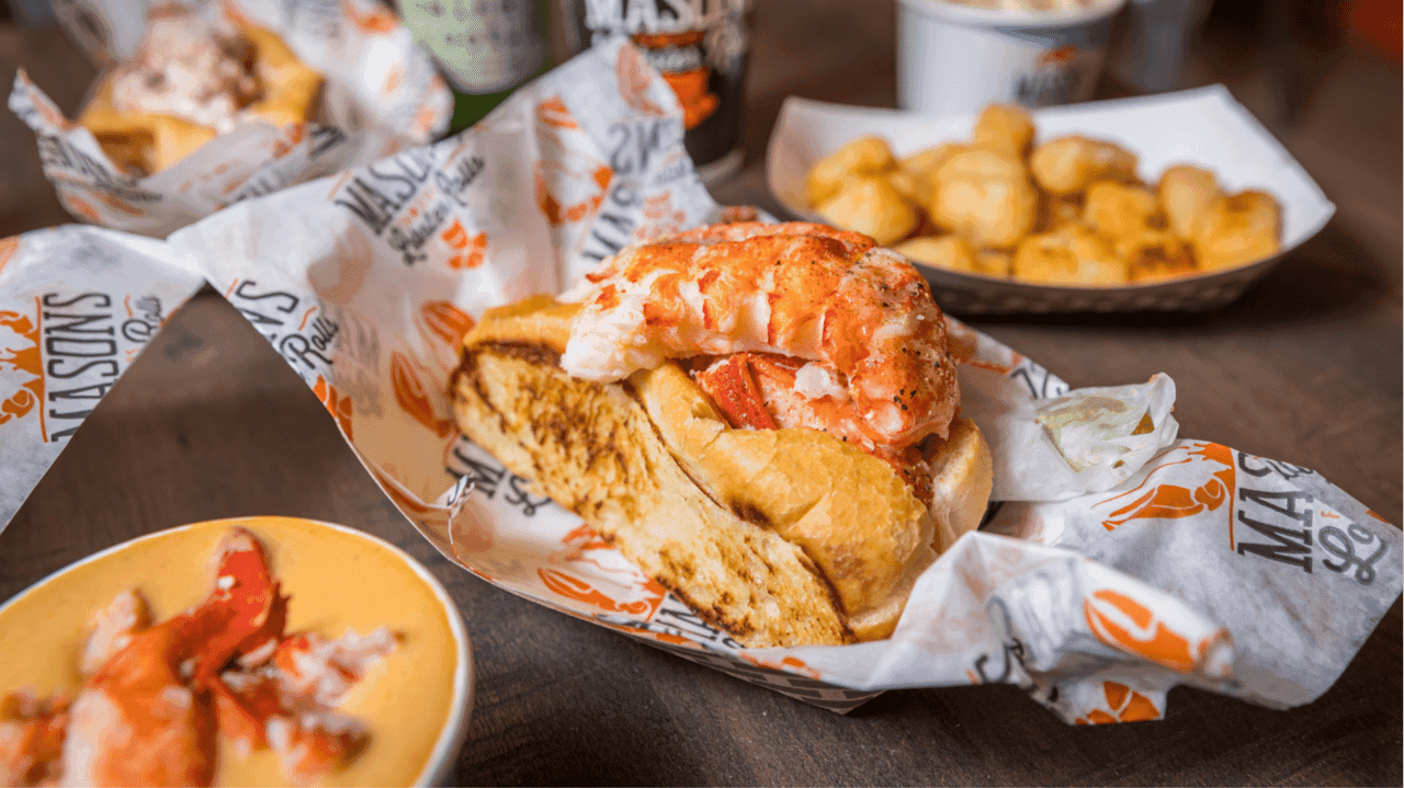 How Mason's Famous Lobster Rolls Evolved and Set New Standards image of lobster rolls from mason's famous lobster rolls franchise