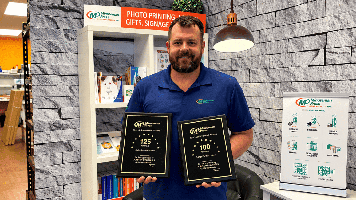 How Minuteman Press International Evolved and Set New Standards Kenny Clark, Minuteman Press Franchise Owner, McKinney, Texas.