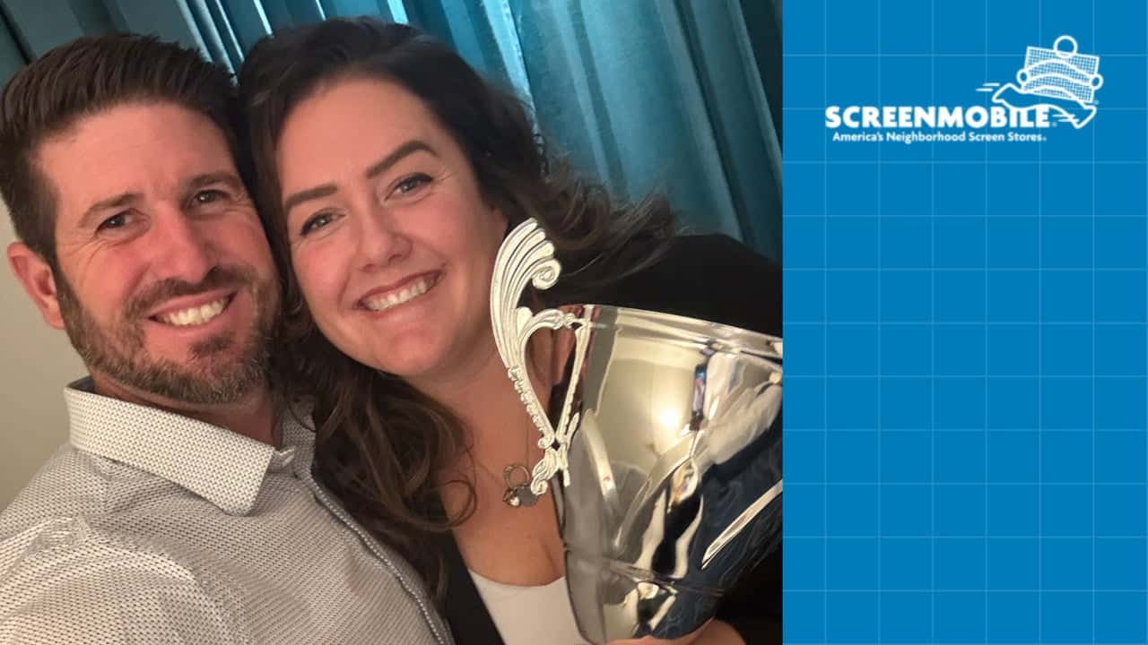 How Screenmobile Evolved and Set New Standards First-Time Franchisees Errol and Amber Stump Earn Screenmobile’s Franchisee of the Year Honor